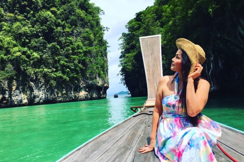 Krabi: tour al atardecer en Hong Island y cena barbacoaTour privado en barco rápido
