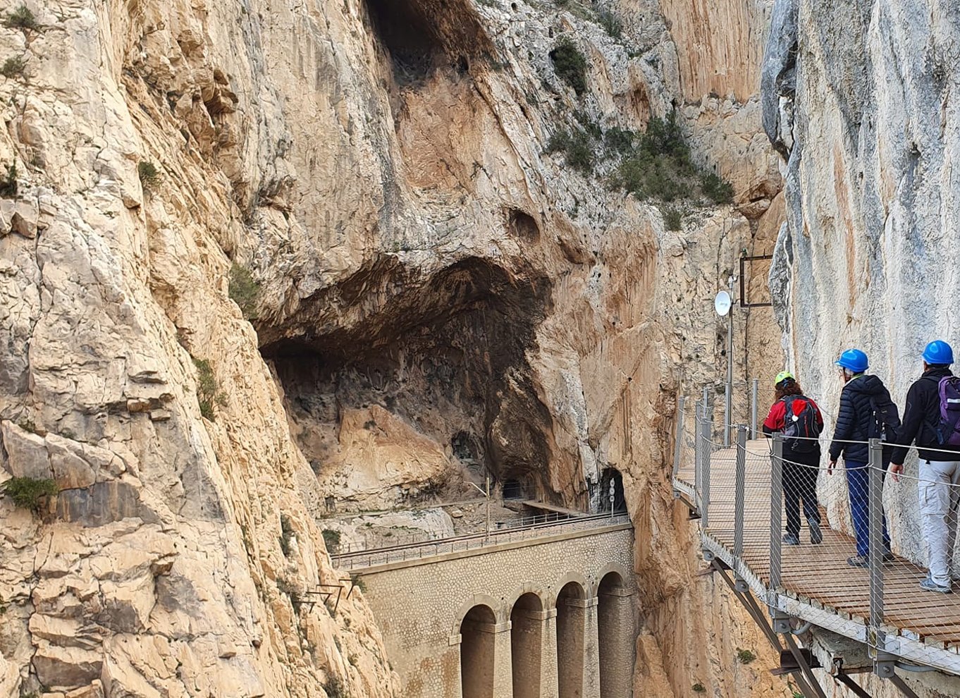 Málaga: Caminito del Rey guidet tur med transport