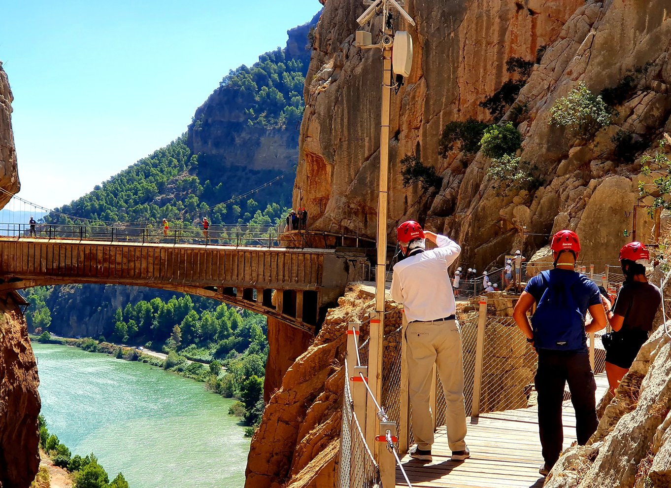 Málaga: Caminito del Rey guidet tur med transport