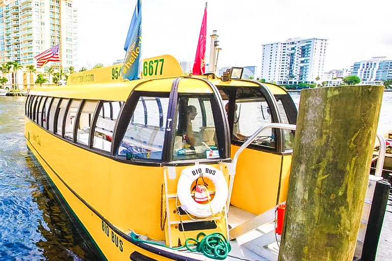 Fort Lauderdale: Watertaxi hele dag pas