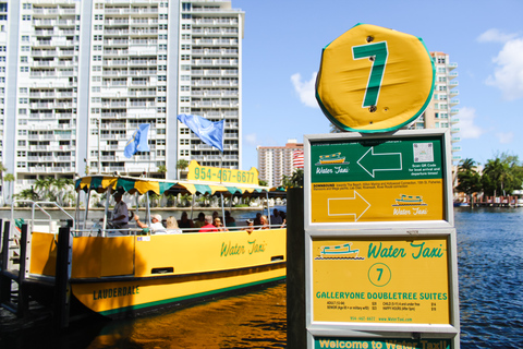 Fort Lauderdale: Watertaxi hele dag pas