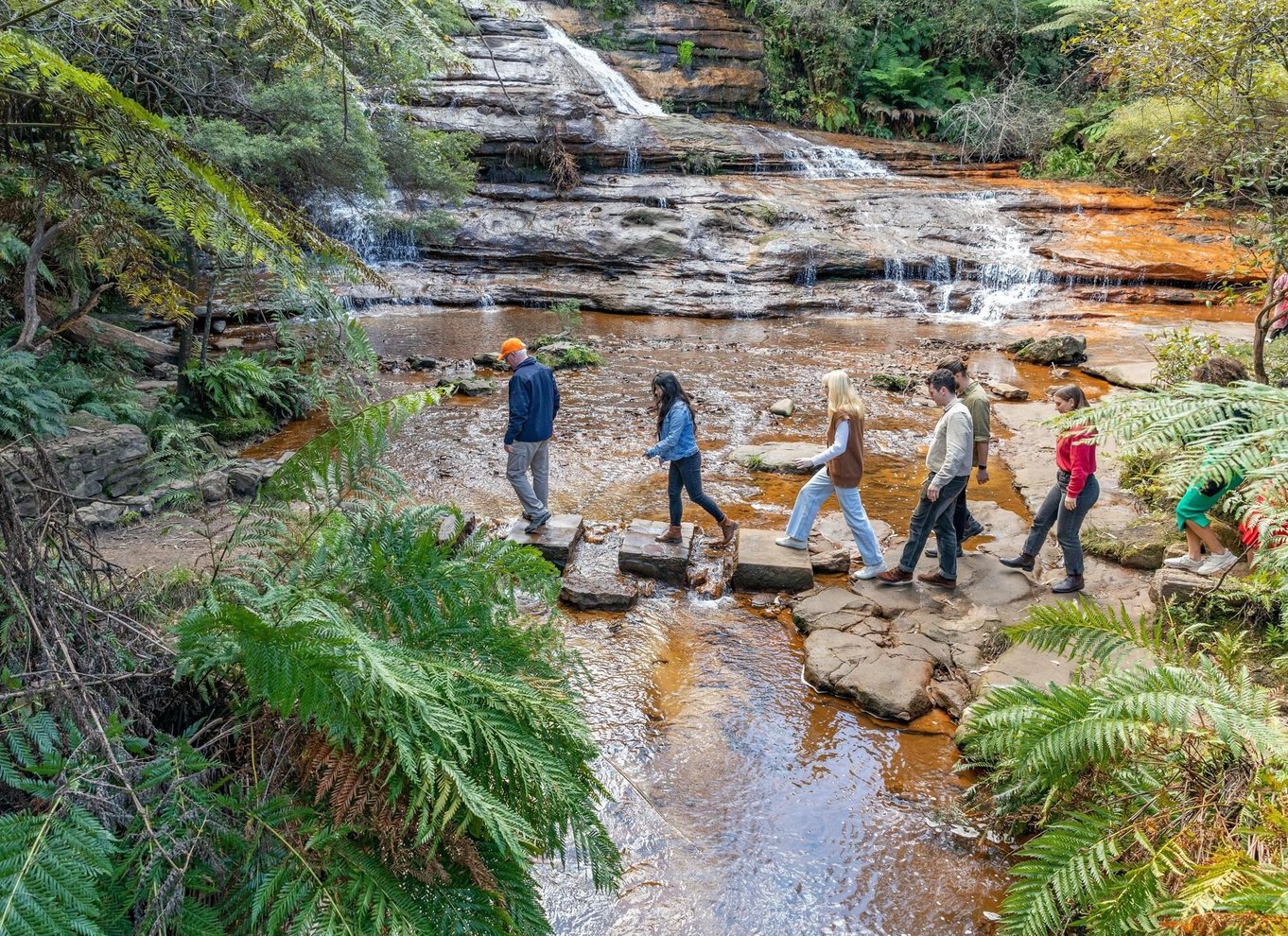 Sydney: Waterfall Bushwalk og Blue Mountain Sunset Day Trip
