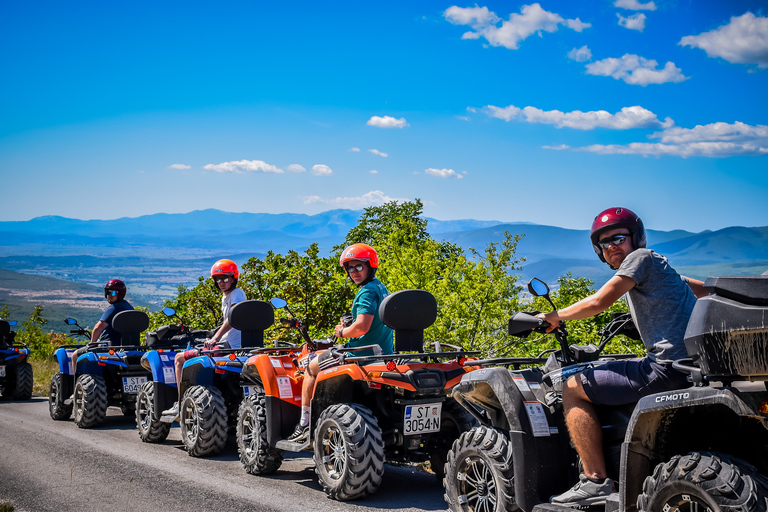 Vanuit Split: ATV Quad bergtocht met picknickTandemtocht met transfer vanuit Split