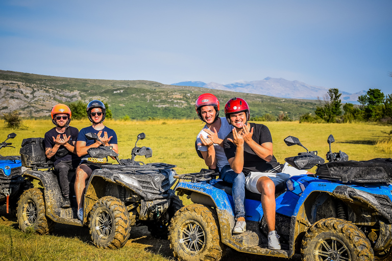 Vanuit Split: ATV Quad bergtocht met picknickTandemtocht met transfer vanuit Split