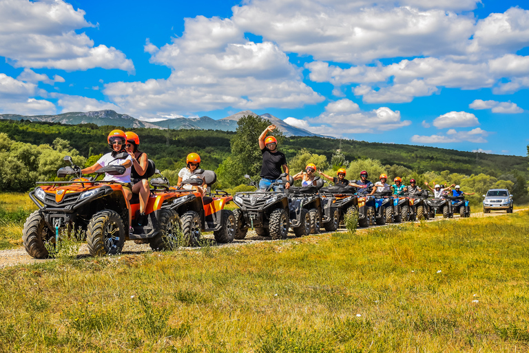 Vanuit Split: ATV Quad bergtocht met picknickTandemtocht met transfer vanuit Split