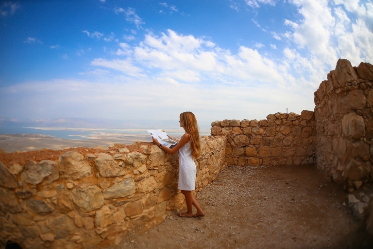 Van Tel Aviv: privétour Masada en Dode ZeeDuitse tour vanuit Tel Aviv