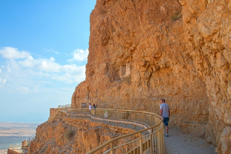 Desde Tel Aviv: tour privado de Masada y el mar MuertoTour alemán desde Tel Aviv