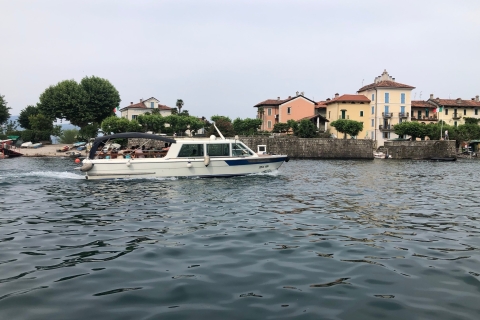 Lago Maggiore: retourboottransfer naar de Borromeïsche eilandenTransfer van Laveno Mombello