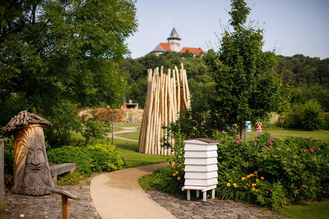 Malé Karpaty: Castello di Červený Kameň + degustazione di vini + cena