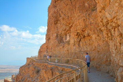 De Jérusalem: visite privée de Massada et de la mer MorteVisite espagnole de Jérusalem