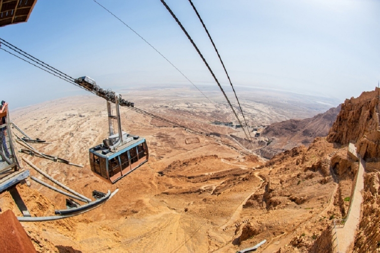 Desde Jerusalén: tour privado de Masada y el mar MuertoTour español desde Jerusalén