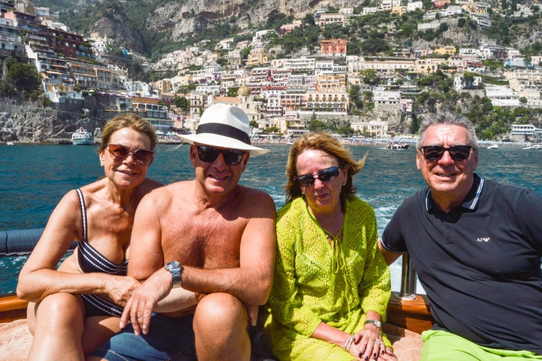Desde Sorrento: tour en barco premium por la costa de AmalfiSorrento: tour premium de Positano y Amalfi