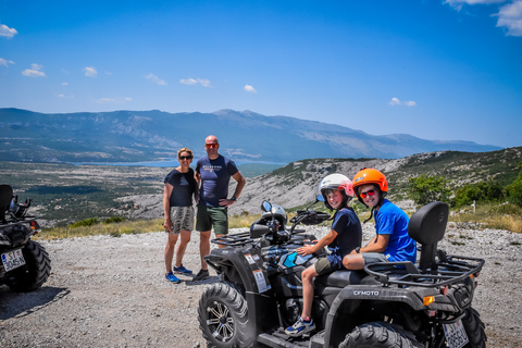From Split: Cetina Family Quad Tour with Picnic Single Rider