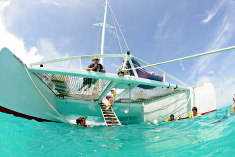 St. Martin: Catamaran Snorkel Cruise with Open Bar and Lunch