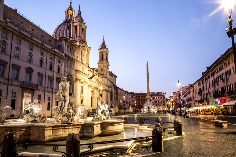Rzym: Rzym w nocy wieczorna historyczna wycieczka piesza