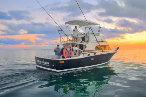 Cancun: gita in barca da pesca sportiva condivisa con bevande