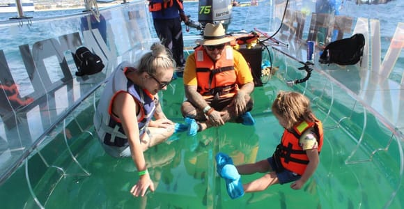 Los Cabos: Transparent Boat Tour with Optional City Tour