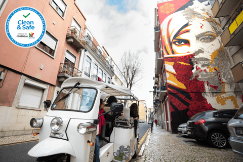 Lisbon: Street Art and Craft Beer Private Tuk Tuk Tour