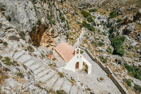 Desde Rethymno: Excursión privada al sur de Creta con almuerzo