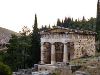 Visite privée de Delphes et du village d'Arachova depuis Athènes