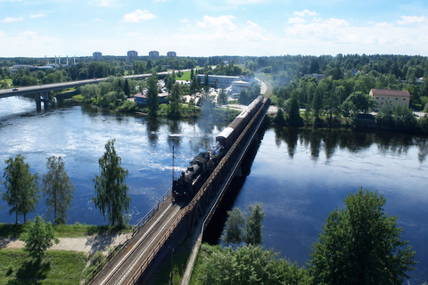 Helsinki: Midsummer Steam Train to Turku & 3-Course Meal