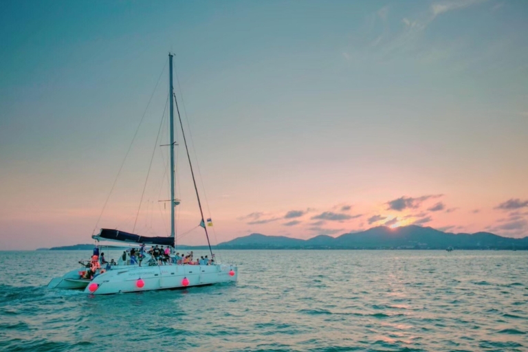 Phuket: Coral Island Catamaran Cruise with Sunset Dinner Advance Booking : Book at least one day prior to departure