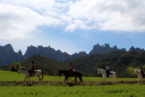From Barcelona: Horseback Tour in Montserrat National Park
