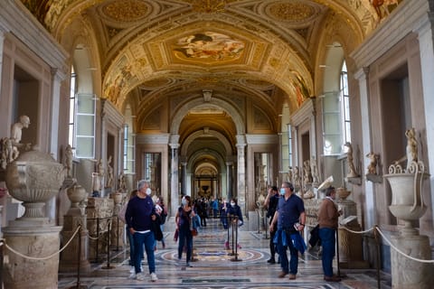 Vatican : visite des musées, chapelle Sixtine et jardins