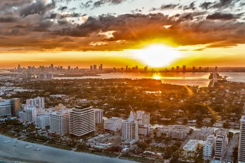 Miami solnedgång: Privat lyxig flygplansrundtur