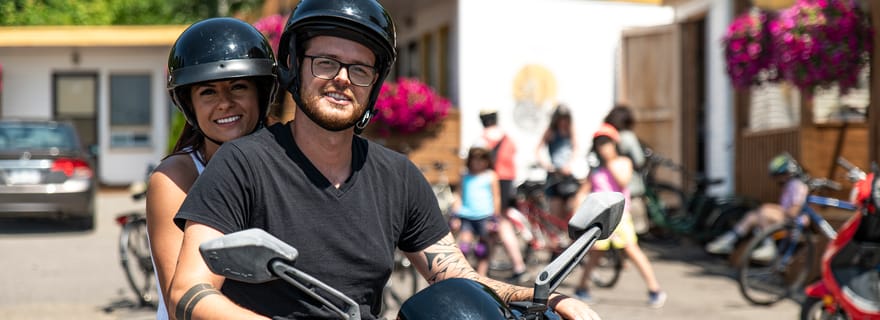 Québec - Visite guidée en scooter sur l'Île d'Orléans
