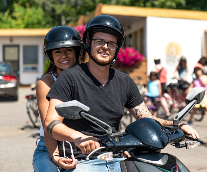 Tour en scooter