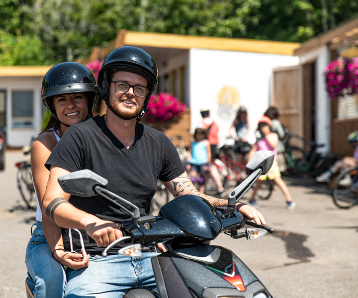 Location de scooter - Ile d'Orléans, Québec