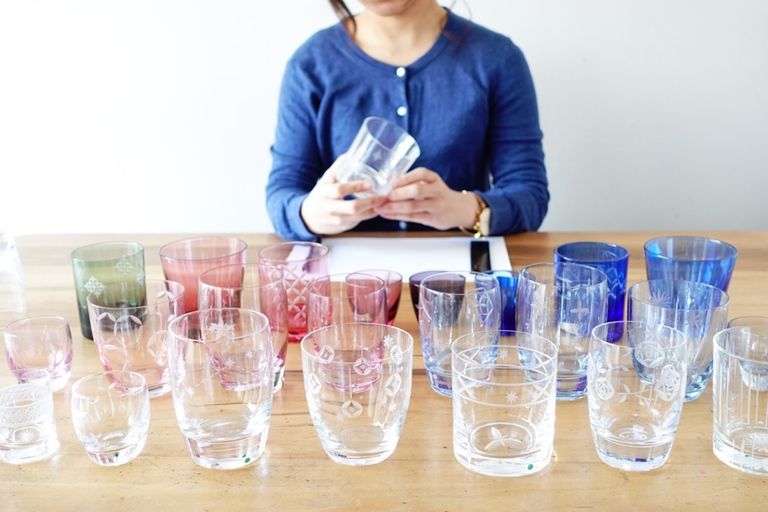 Tokio: Edo Kiriko Traditioneller Glasschnitzkurs