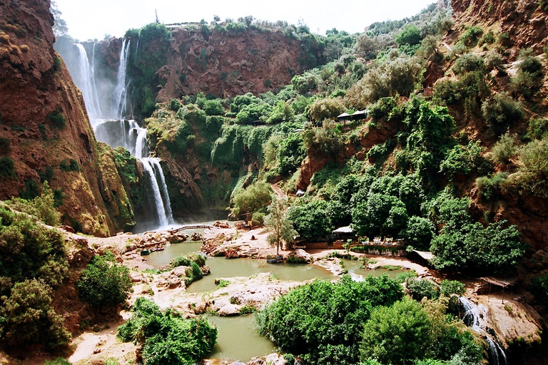 Da Marrakech: Tour di un giorno alle cascate di Ouzoud con escursione in barcaTour di gruppo