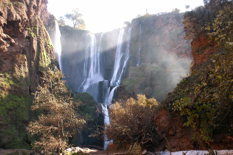 De Marrakech: Excursão de dia inteiro às Cataratas de Ouzoud com passeio de barcoExcursão Compartilhada