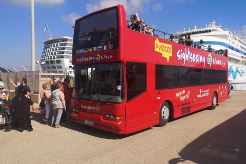 Katakolo: Pyrgos y Katakolo Hop-on Hop-off Tour en Autobús