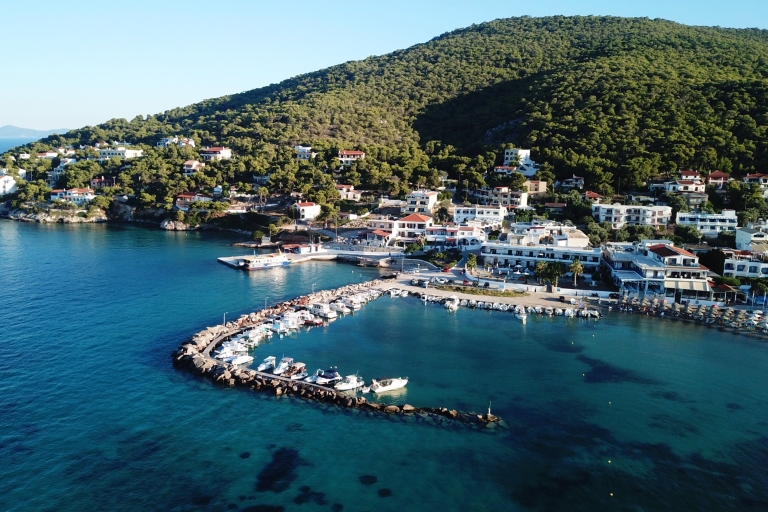 Atenas: crucero de isla en isla de día completo con almuerzoAtenas: crucero de isla en isla de día completo con almuerzo y natación