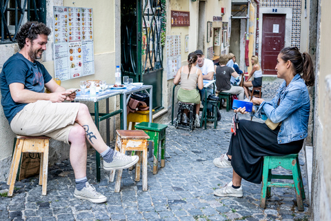 Lisbonne : visite gastronomique en tuk tuk électrique avec 4 arrêts