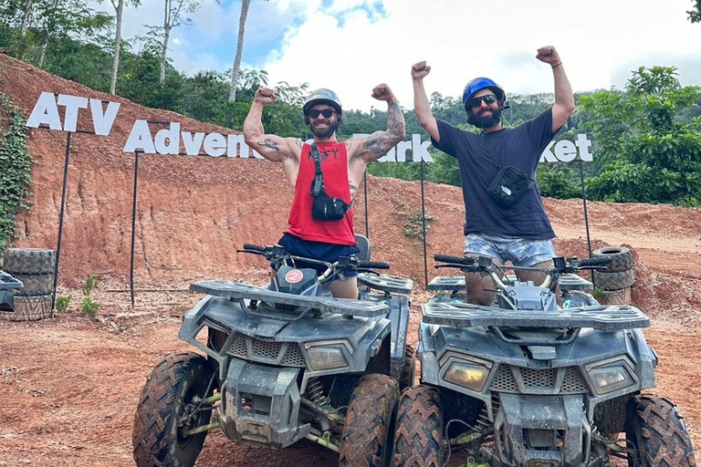 Aventura en quad y tirolina en Phuket