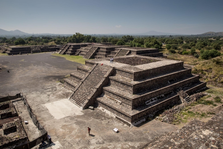 Depuis Mexico : Aventure des Pyramides de Teotihuacan avec déjeunerVisite privée