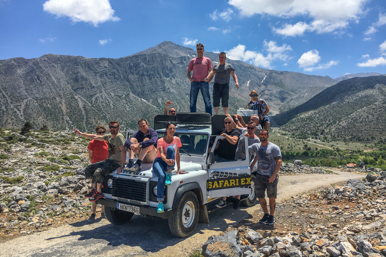 Crète: visite des montagnes Dikti et du plateau de Lasithi en SUV