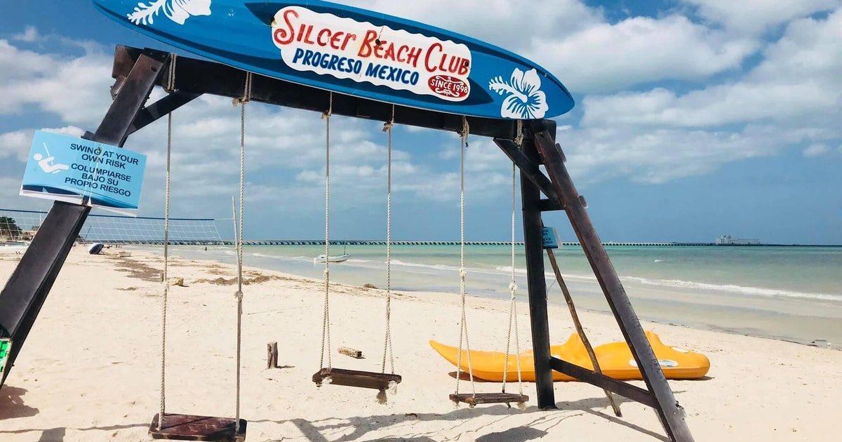 Progreso toegang tot Silcer Beach Club met allinclusive optie