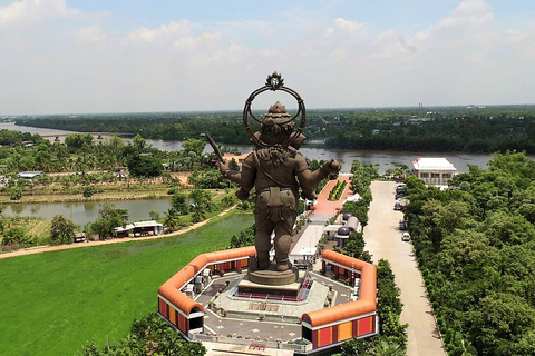 Från Bangkok: Chachoengsao Tour och Bang Pakong River CruiseGrupptur