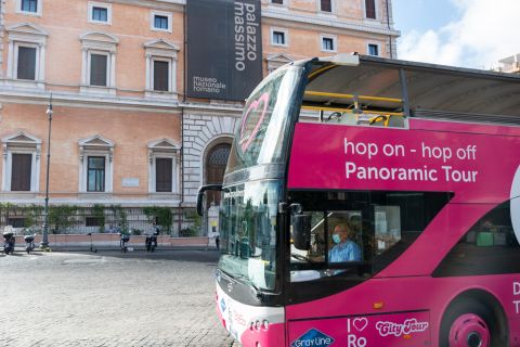 Rome: 24-Hour Hop-On Hop-Off Bus Ticket & Roman Ghetto Tour