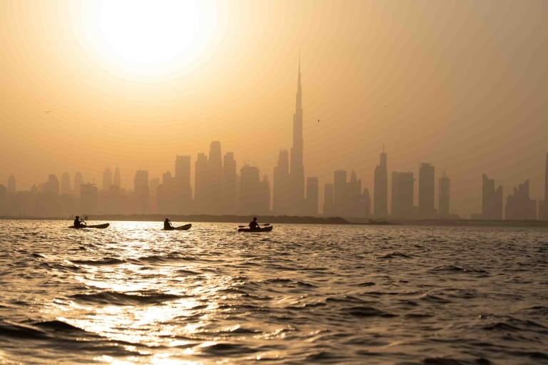 Dubai: Sunset Dubai Creek Kayak Tour