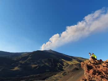 From Taormina: Etna Tour with Hiking, Cave Visit, & Tastings