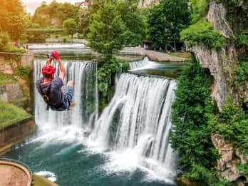 Från Sarajevo: Travnik, Jajce, Pliva-sjöarna och vattenkvarnar