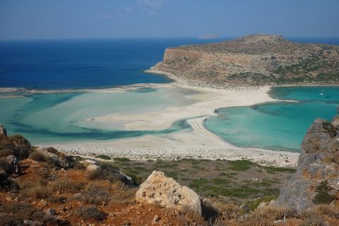 Creta: crociera in barca a Balos e Gramvousa con trasferimento in autobus