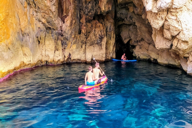 Ibiza: Schiffstour mit Schnorcheln, SUP, Strand & HöhlenGruppentour