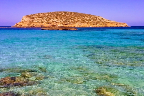 Ibiza: snorkelen, peddelsurfen, strand- en grottenboottochtGedeelde tour
